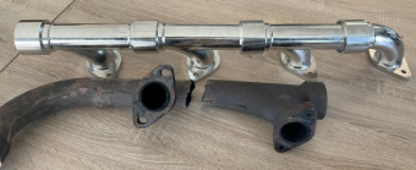 FKM Auspuff Krümmer 16 liter V8